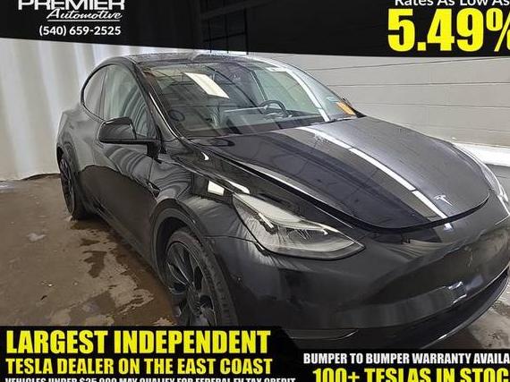 TESLA MODEL Y 2022 7SAYGDEF4NF463452 image